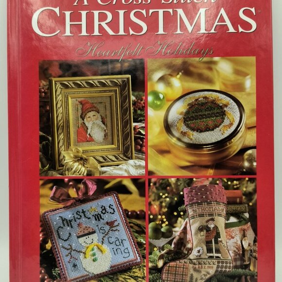 Better Homes & Gardens A Cross-Stitch Christmas Heartfelt Holidays 1999 - Picture 1 of 13